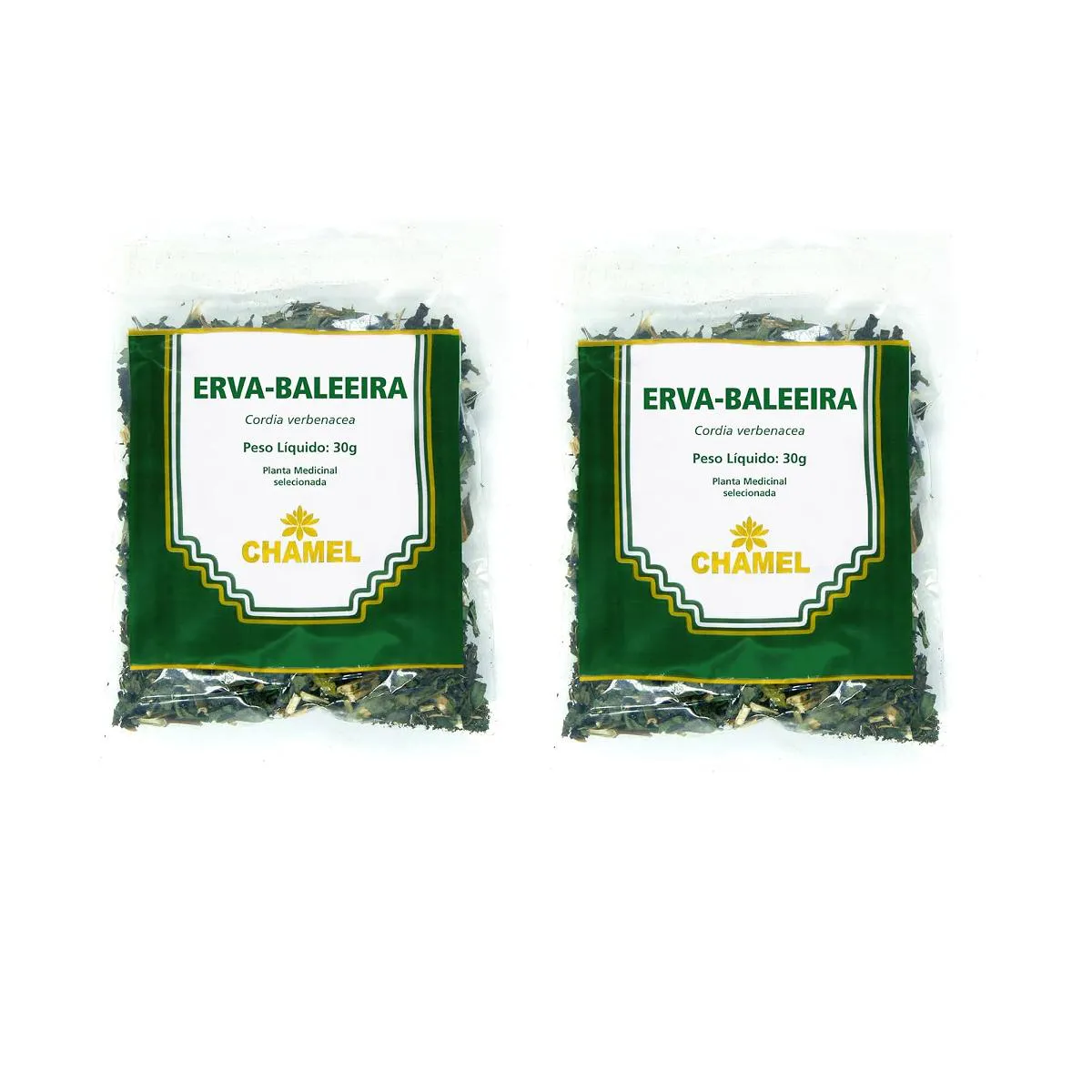 Kit 02 Pacote de Chá de Erva Baleeira 30g - Chamel