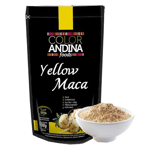 Maca Peruana Amarela, Color Andina Food, 100g