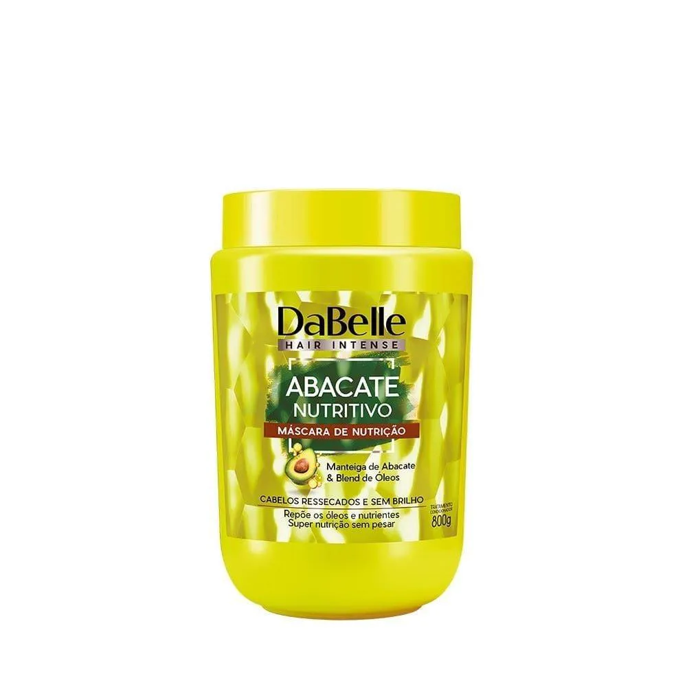 Máscara Nutrição Dabelle Abacate Nutritivo 800g