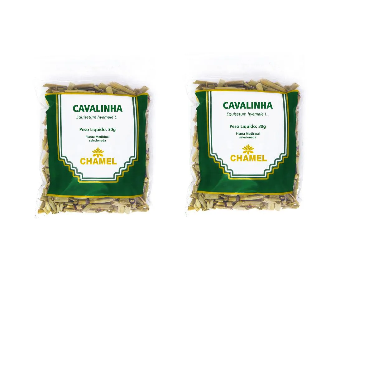 Kit 02 Pacote de Chá Cavalinha 30g - Chamel