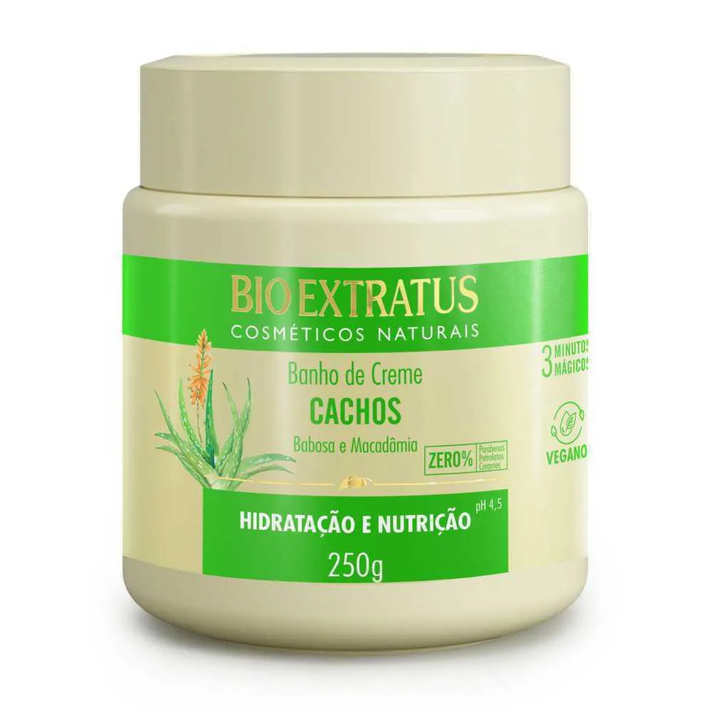 Banho de Creme Bio Extratus Cachos 250g
