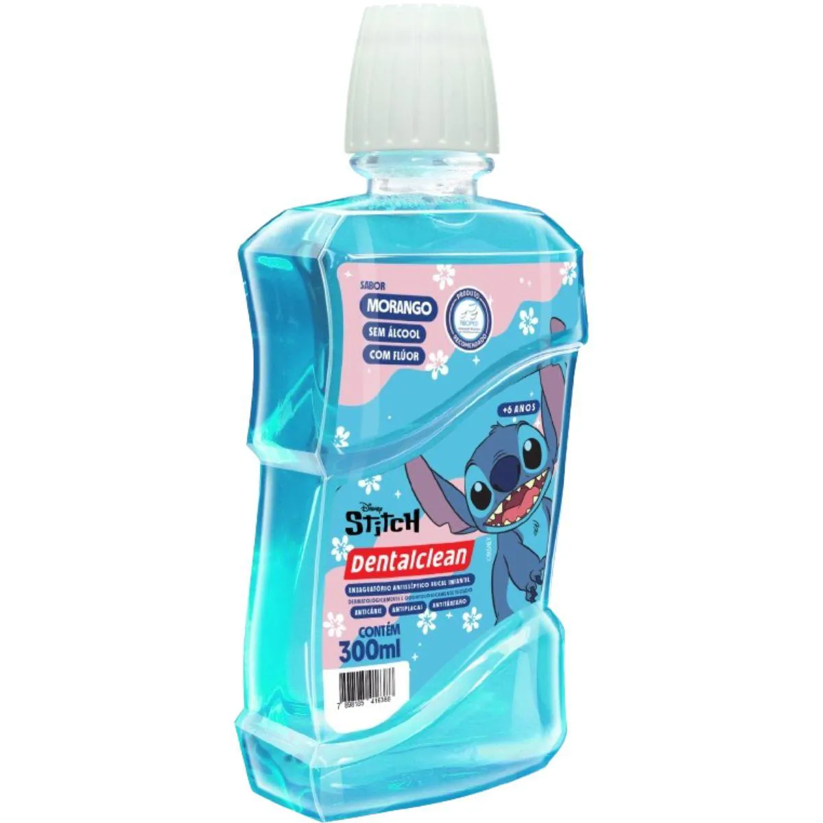 Enxaguante Bucal Infantil Stitch 300 Ml Morango - Dentalcean