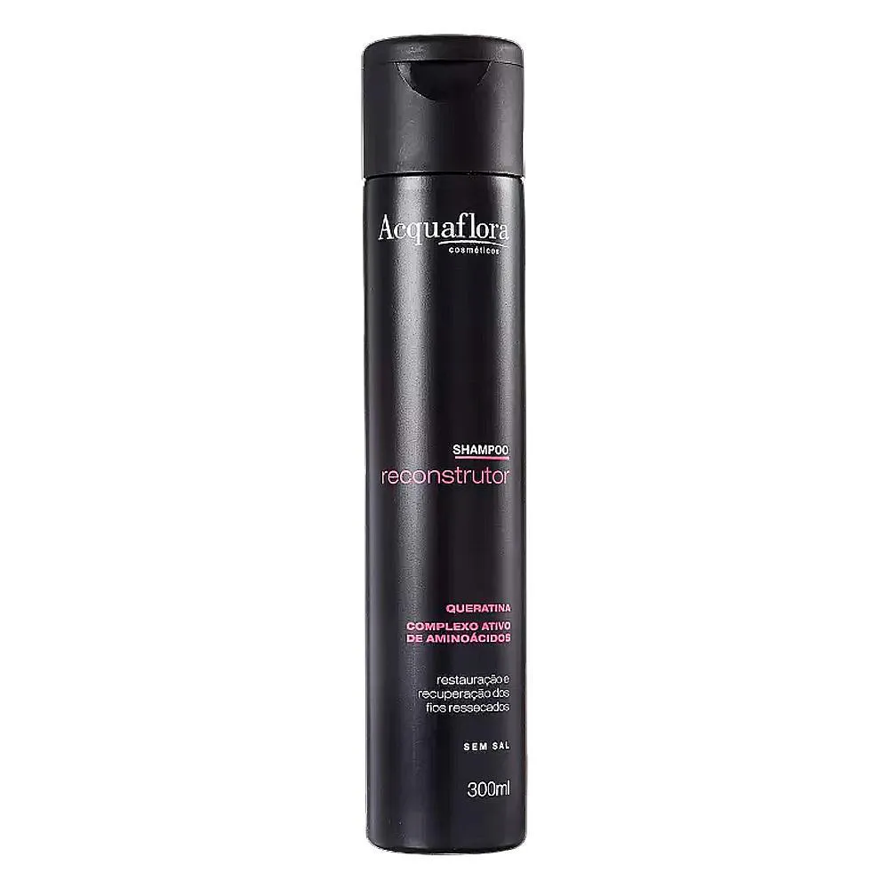 Acquaflora Reconstrução Shampoo Sem Sal 300Ml