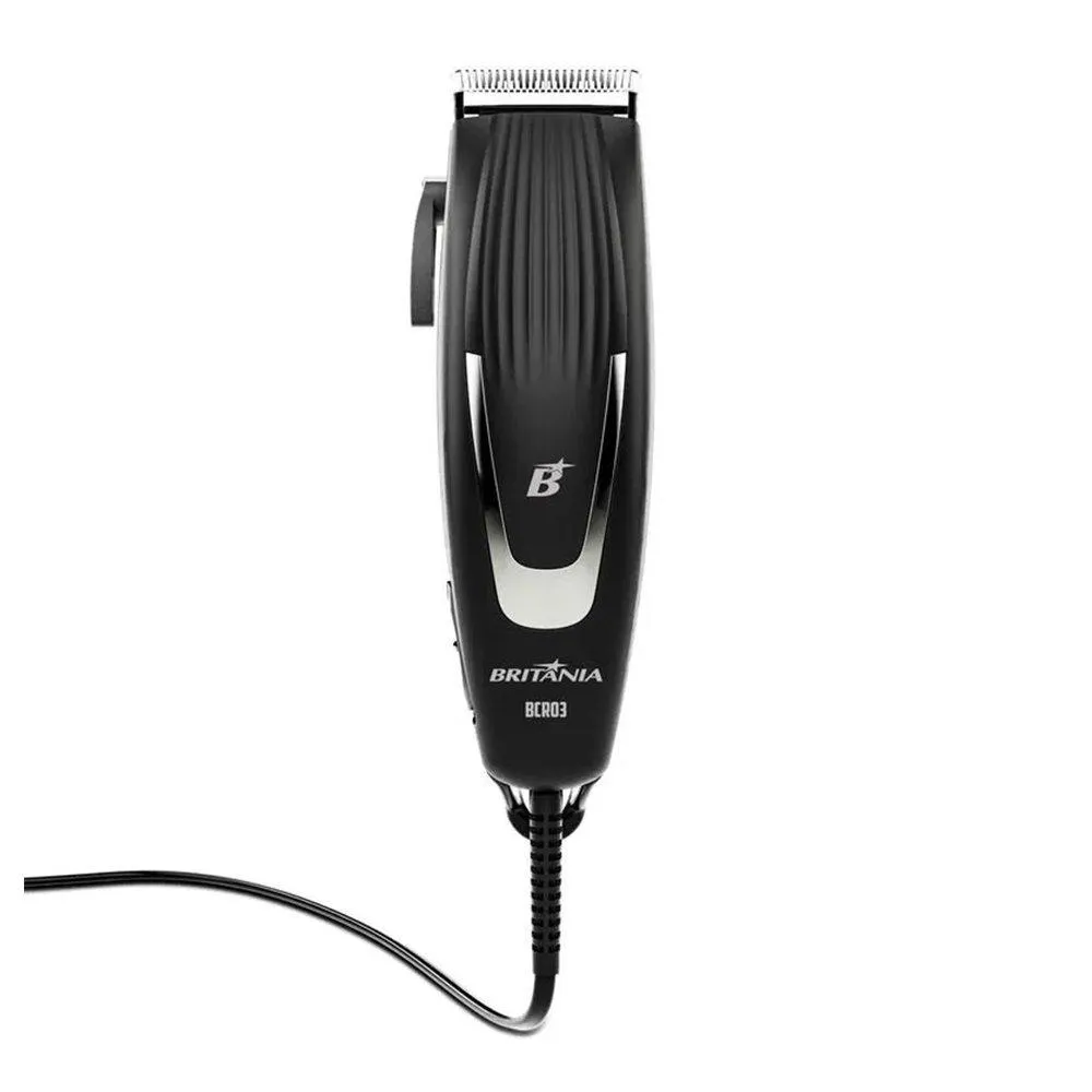 MáQUINA DE CORTAR CABELO BRITâNIA BCR03 - 18W, 9 ACESSóRIOS 110