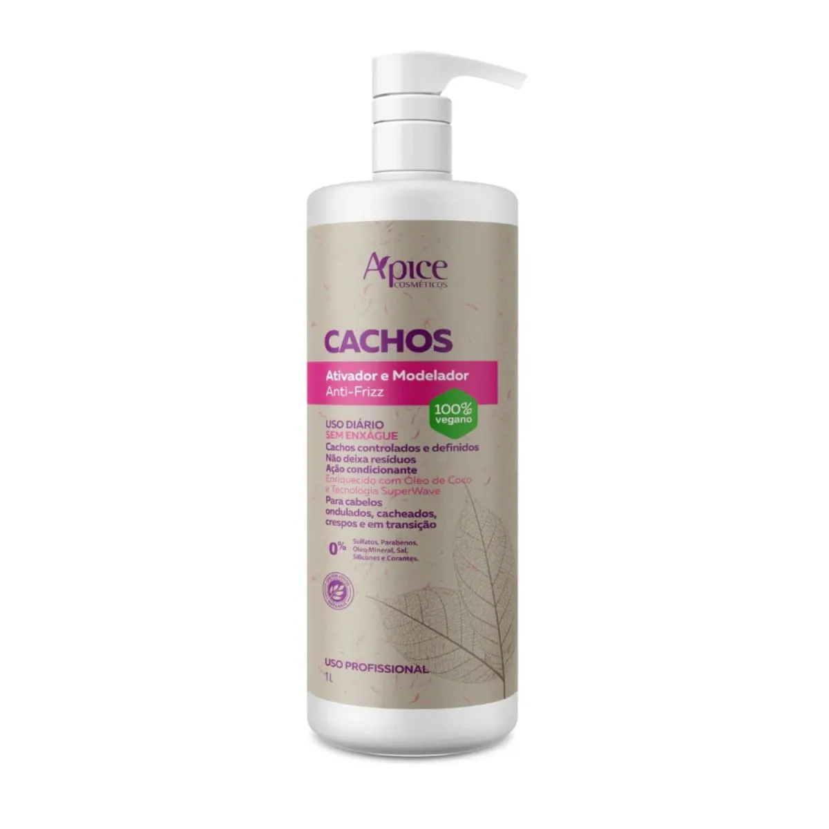Apice Ativador Cacho Modelador Anti Frizz 1l