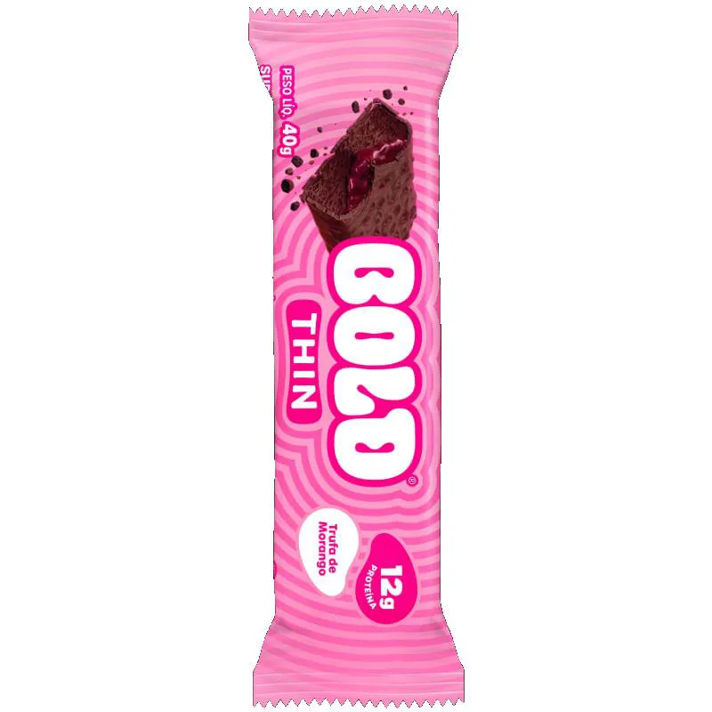 Bold Thin Trufa de Morango Bold Snacks 40g