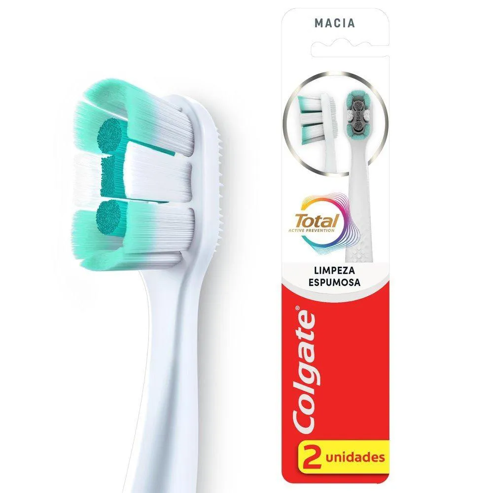 Escova Colgate Total Clean Sof - Embalagem com 2 unidades