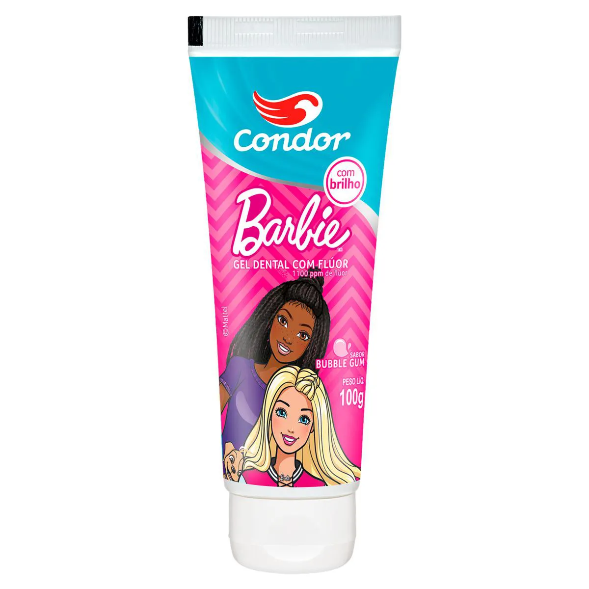 Gel Dental Condor Kids Barbie Bubble Gum 100g