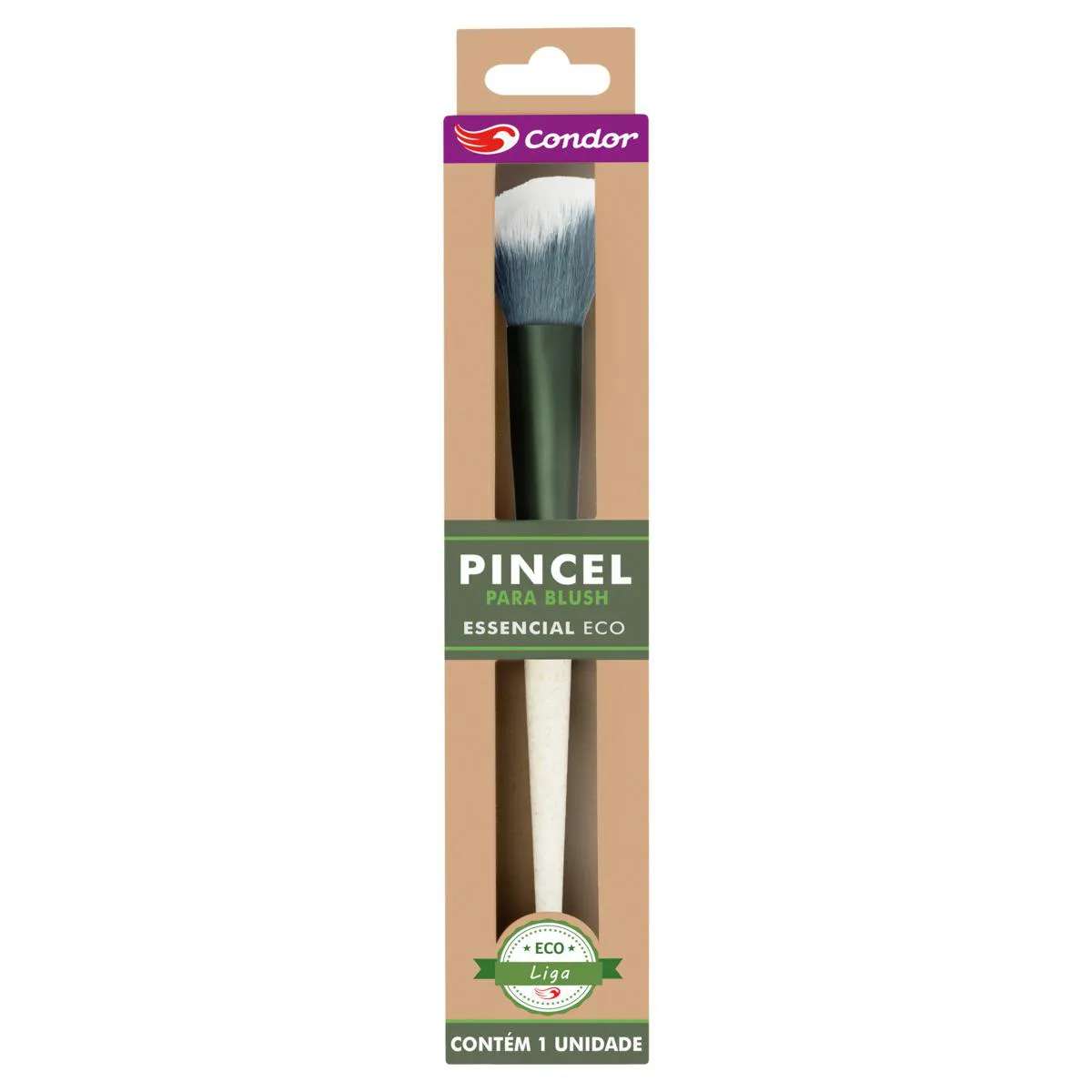 Pincel para Blush Condor Essencial Eco