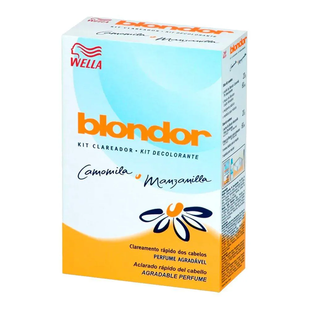 Kit Clareador de Cabelos Blondor Camomila e Manzanilla