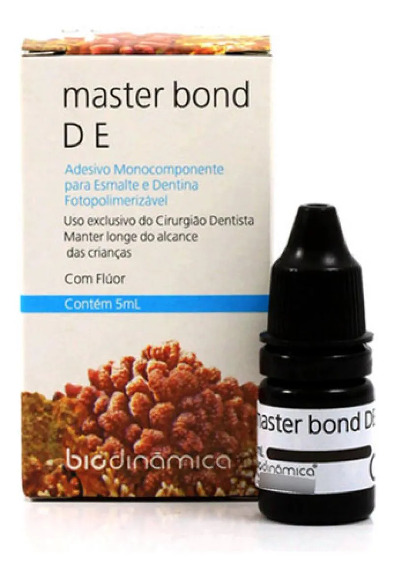 Adesivo Master Bond Dentina Esmalte 5ML D e - Biodinâmica