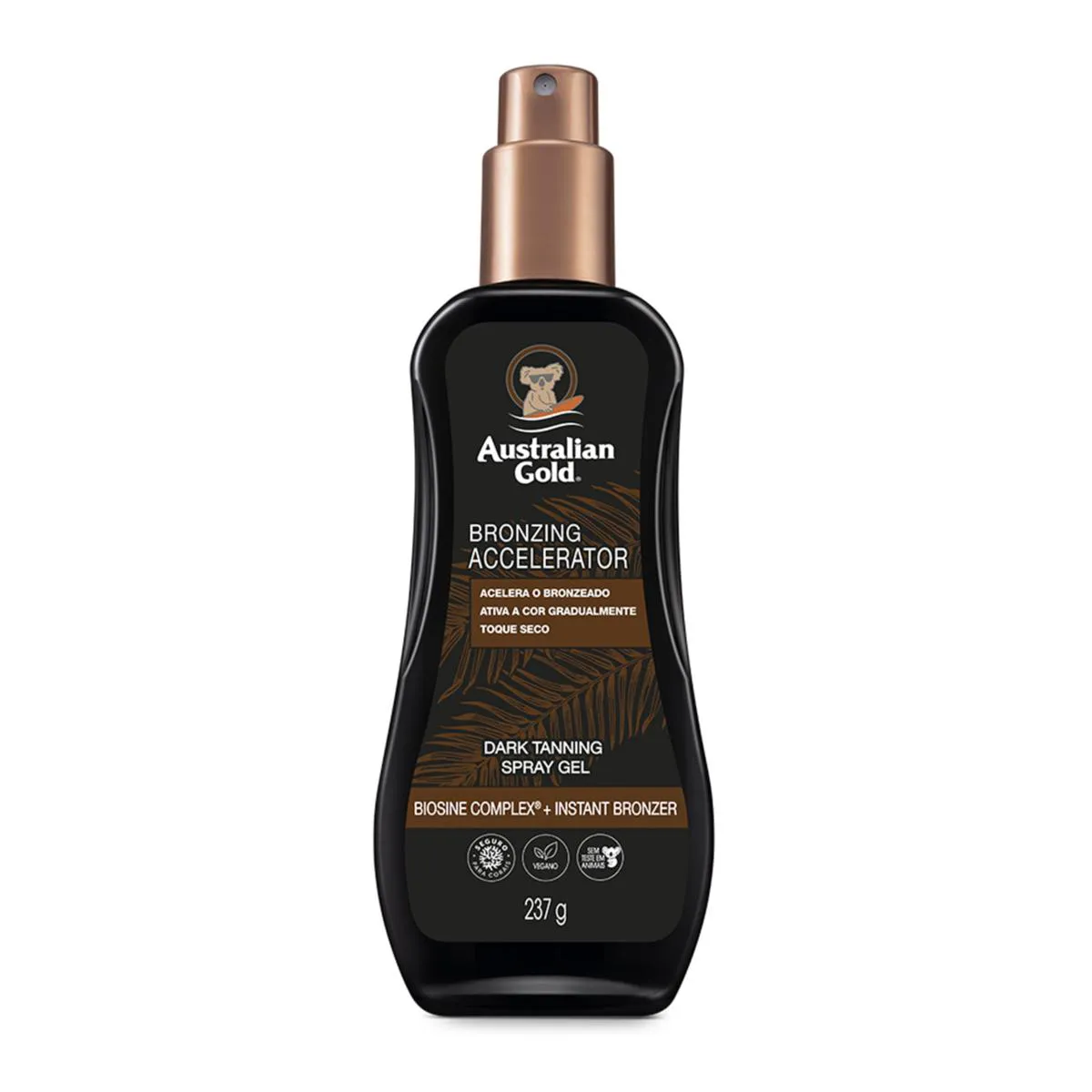 Australian Gold Bronzing Accelerator Dark Tanning Spray Gel 237g