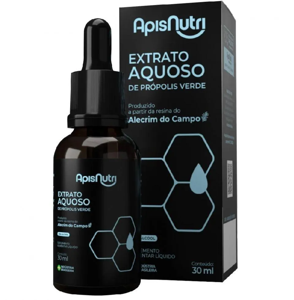 Extrato de Própolis Verde Aquoso (30ml) - Padrão: Único