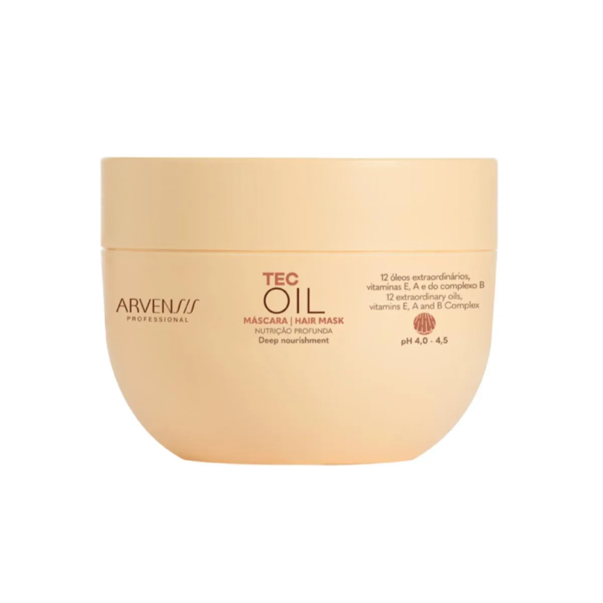 Máscara Capilar Arvensis Tec Oil Nutrição Profunda 250g