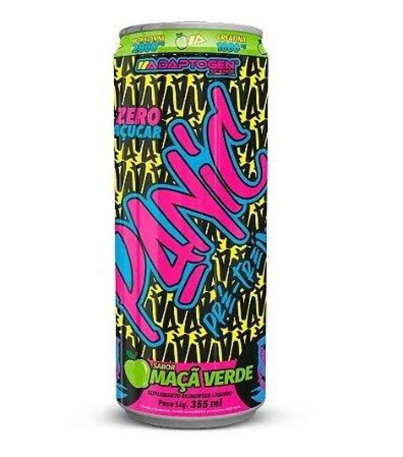 Panic Energy Adaptogen Maca Verde 355ml