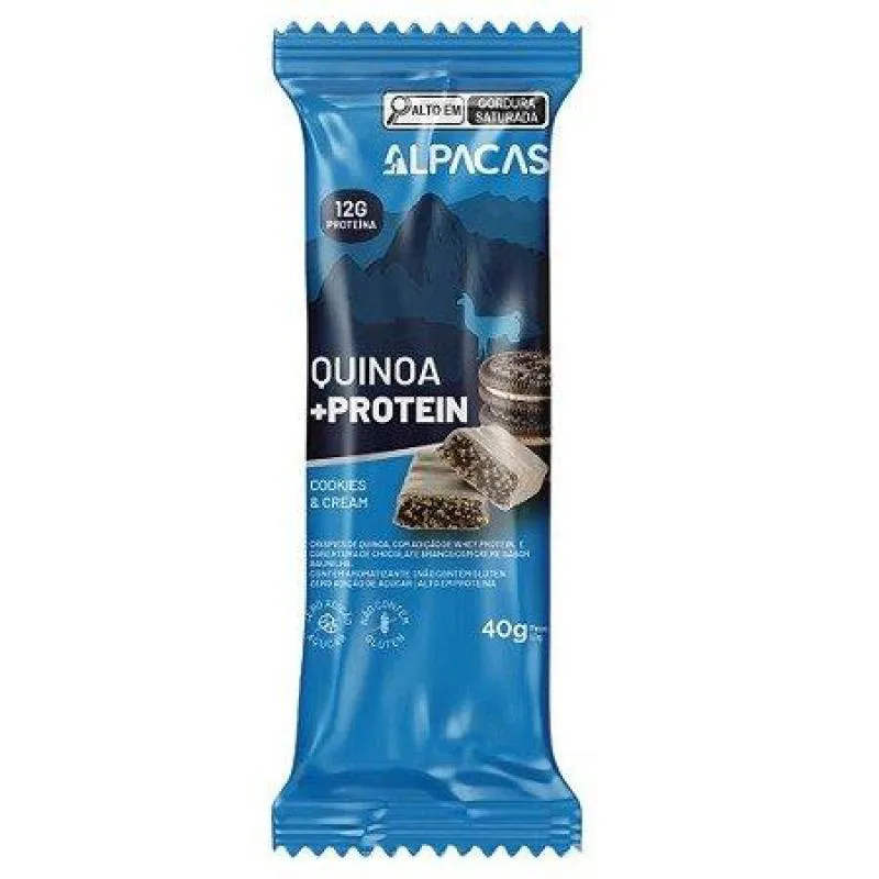 Barra de Chocolate Proteico Cookies And Cream 40g