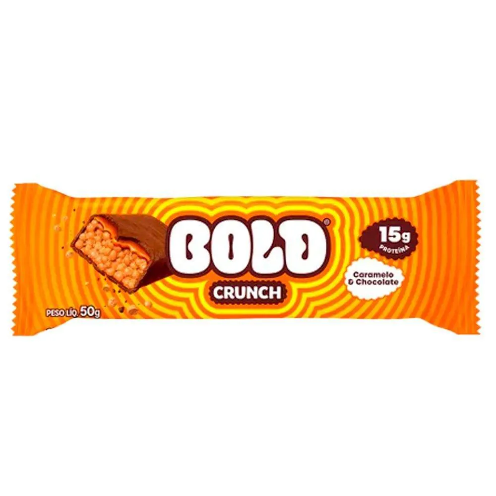Bold Crunch Caramelo com Chocolate 50g