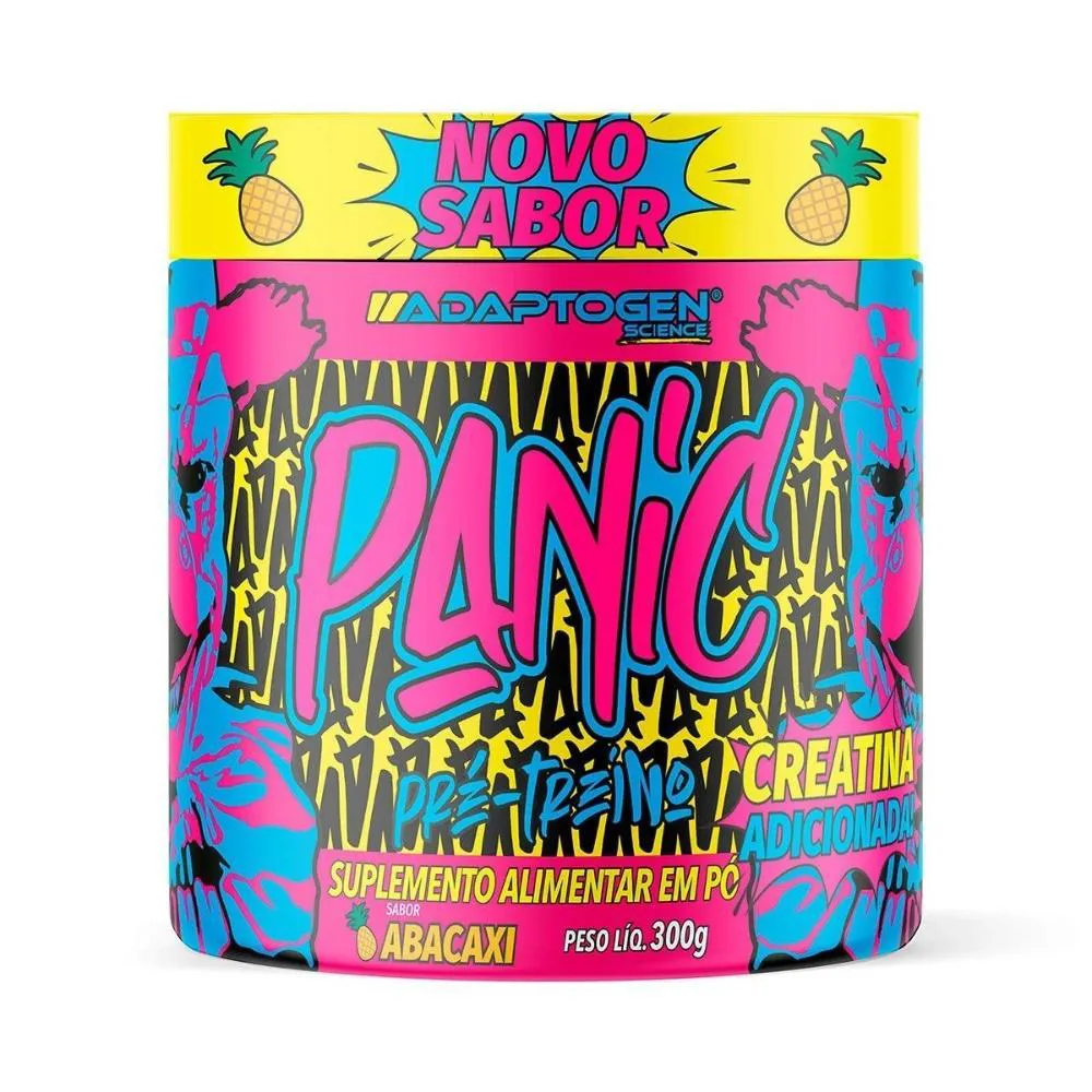 Panic Pre Workout Adaptogen Abacaxi 300g