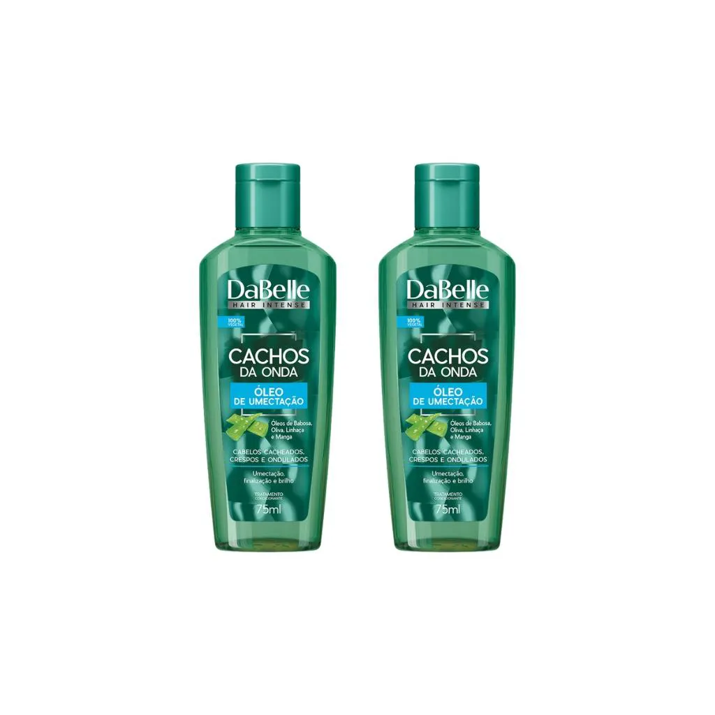 Oleo Capilar Dabelle 75ml Umectaçao Cachos da Onda - Kit C / 2un