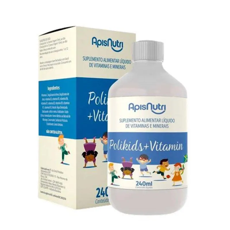 Polikids + Vitamin (240ml) - Padrão: Único