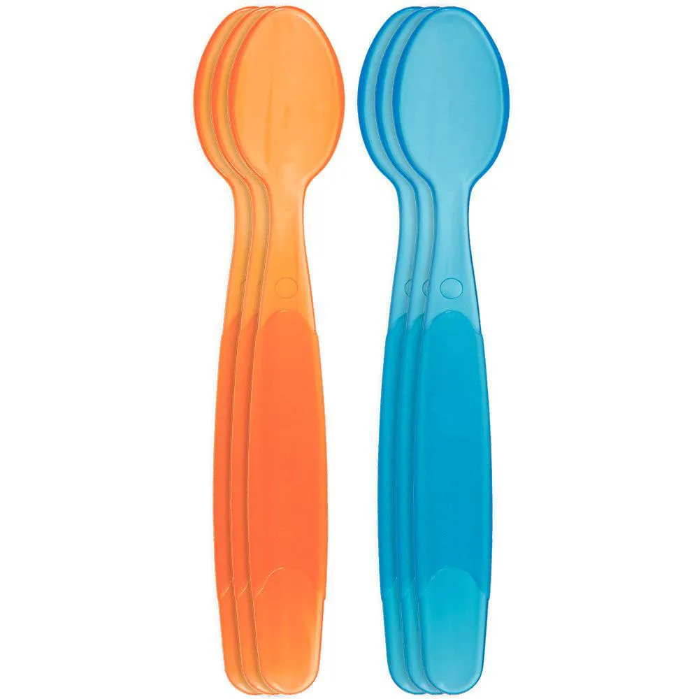 Kit Colheres Azul e Laranja - Buba