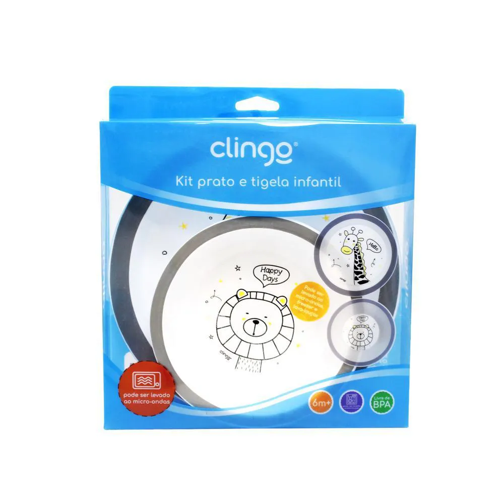 KIT PRATO E BOWL - ZOO - CLINGO