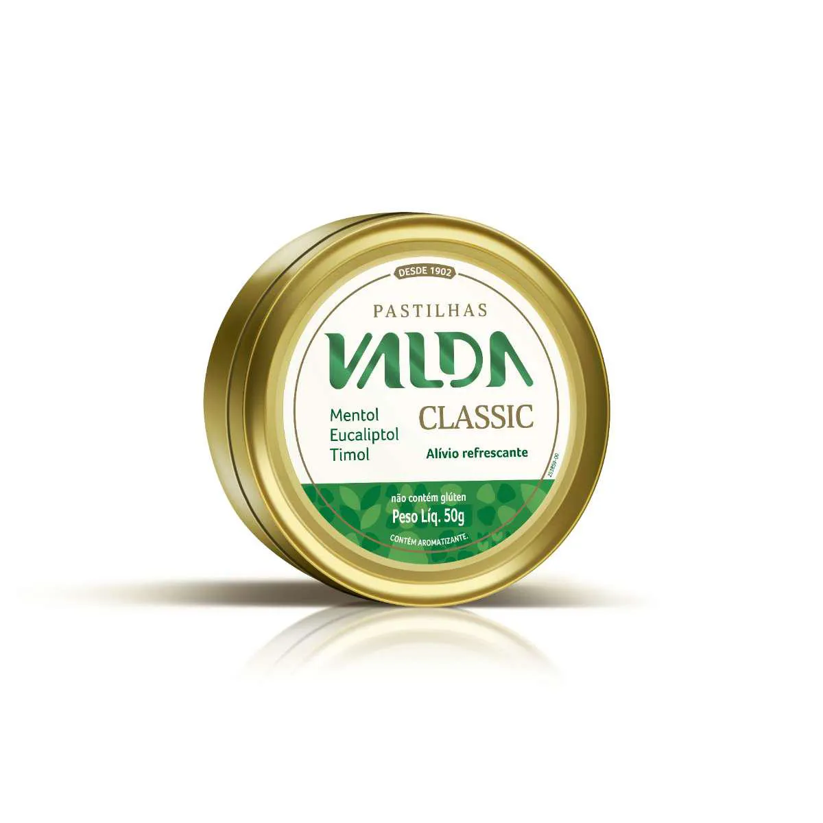Goma de Mascar Trident Menta Verde Sem Açúcar 25,2g