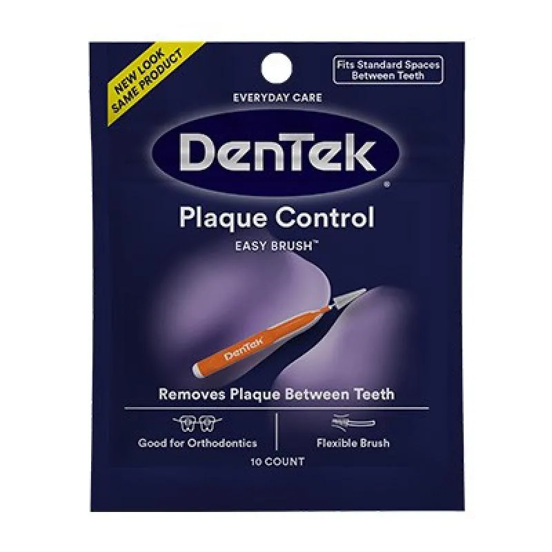 Escova Dentek EasyBrush Padrão 10un