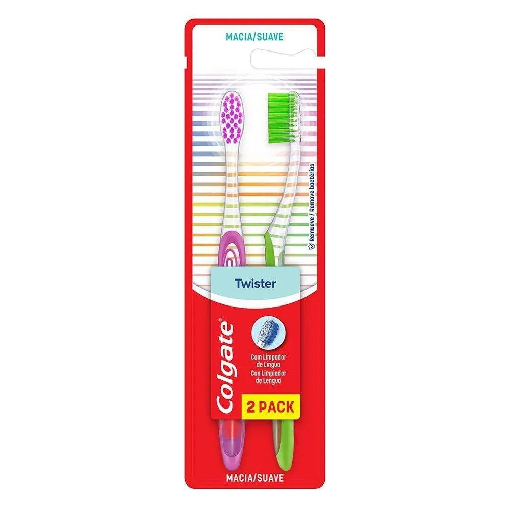 Escova Dental Colgate Twister Macia Leve 2 Pague 1 Preço Especial