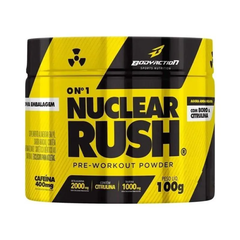 Nuclear Rush Pré - Treino (100G) - Sabor: Morango