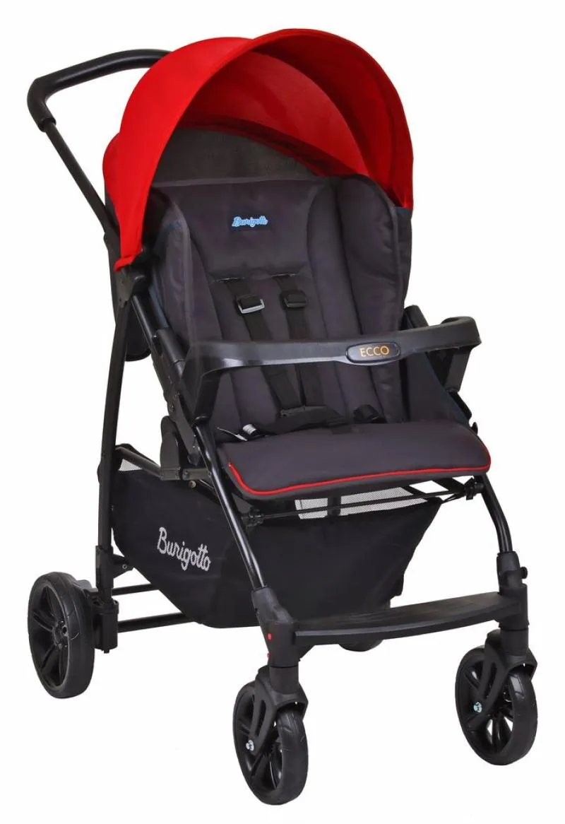 Carrinho de Bebê Ecco Burigotto Vermelho