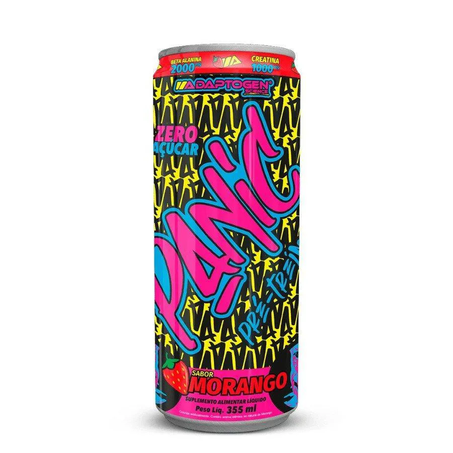 Panic Energy Adaptogen Morango 355ml