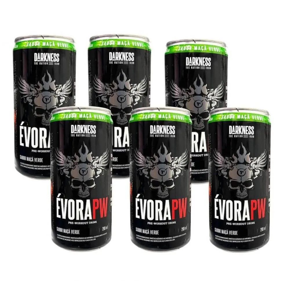 Évora Pw Drink (6 unidades - 269ml) - Sabor: Maçã Verde