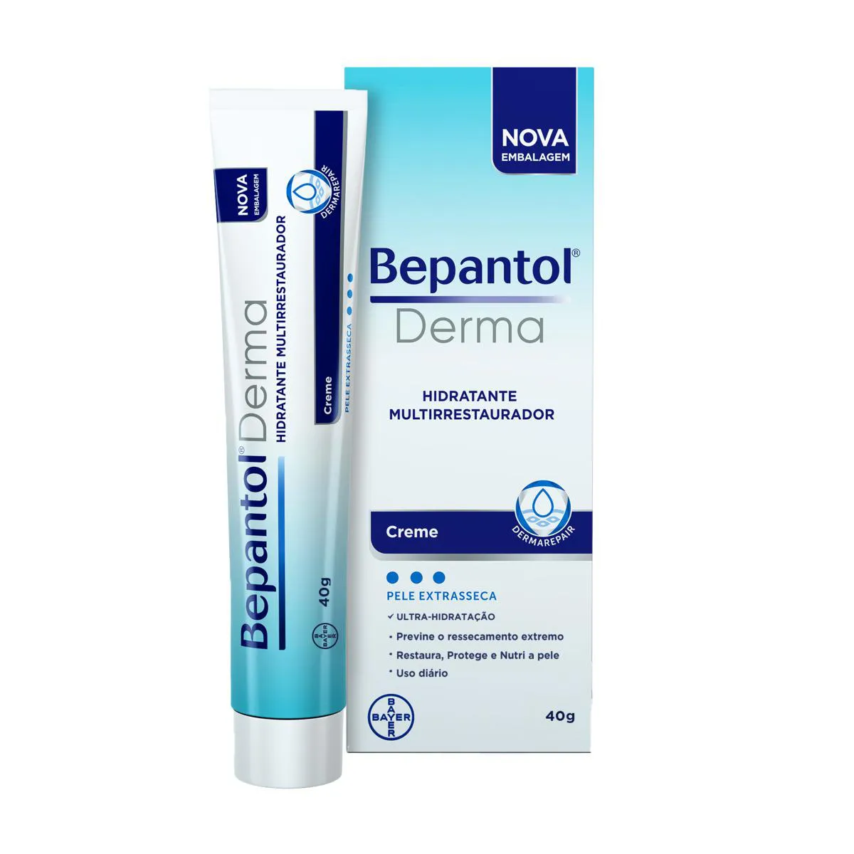 Creme Hidratante Corporal Multirrestaurador 40gr - Bepantol