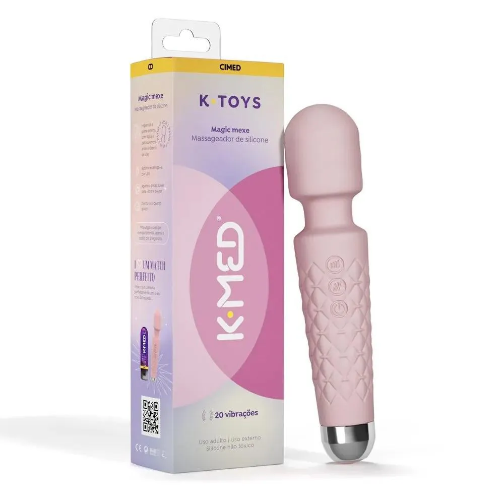 Massageador de Silicone Magic Mexe K-med K-toys Cimed