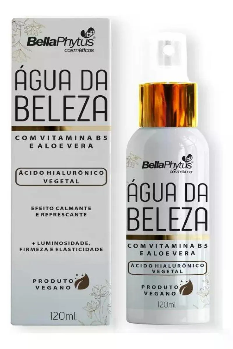 Água da Beleza Bruma Spray Facial 120ml Bellaphytus