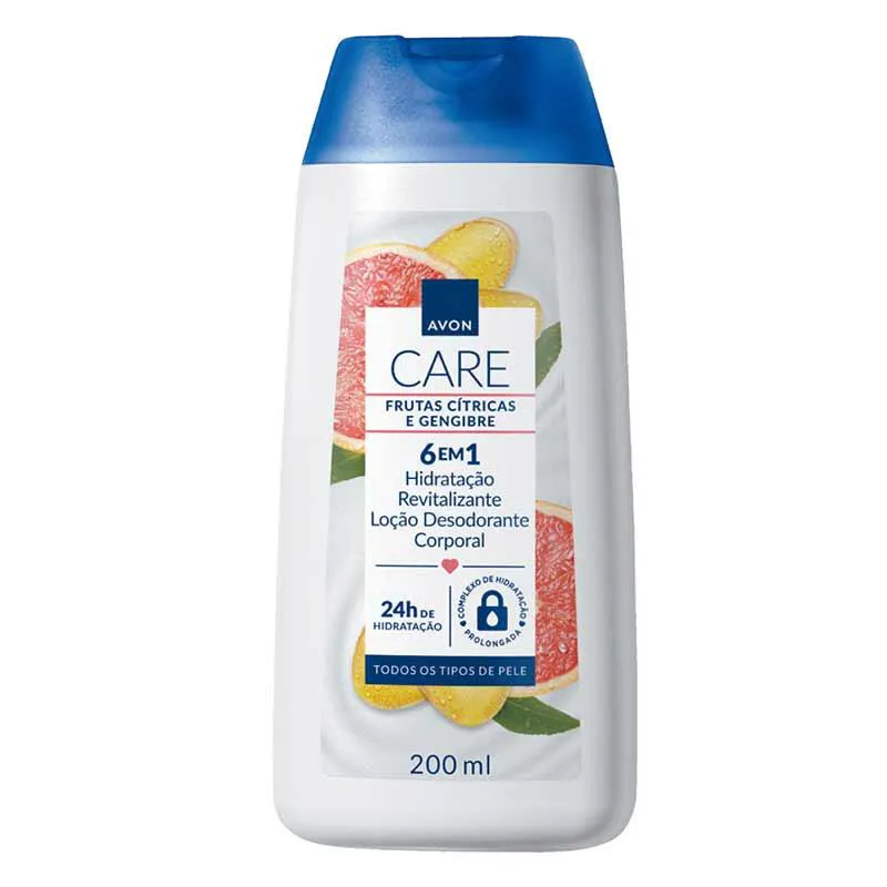 Avon Care Frutas Citricas e Gengibre Locao Hidratante Corporal 200ml