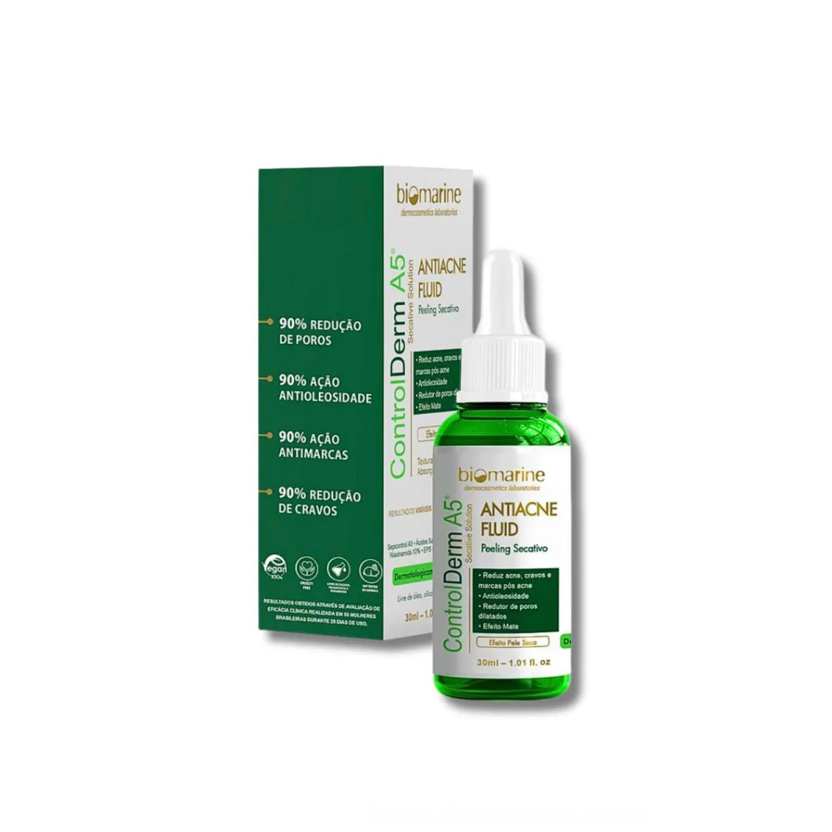 Biomarine Control Derm A5 Fluido Secativo Antiacne 30ml