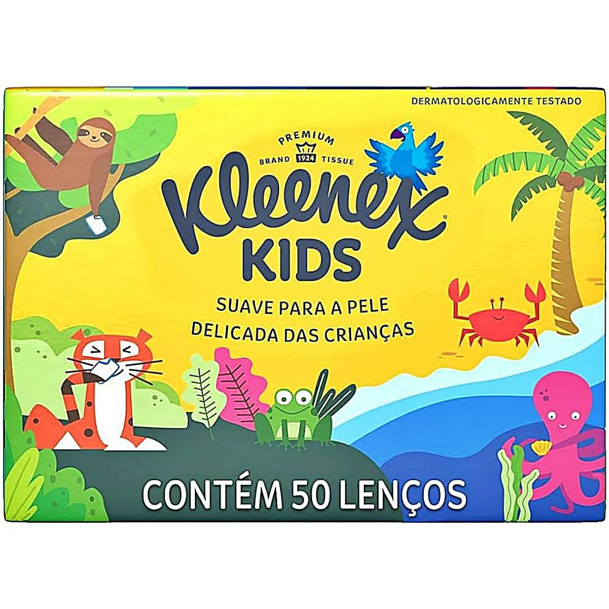 Lenço de Papel Kleenex Dia a Dia - Box com 50 unidades