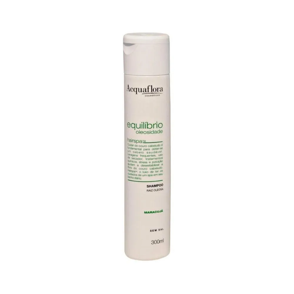 Shampoo Acquaflora Equilibrio Oleosidade Raiz Oleosa 300ml