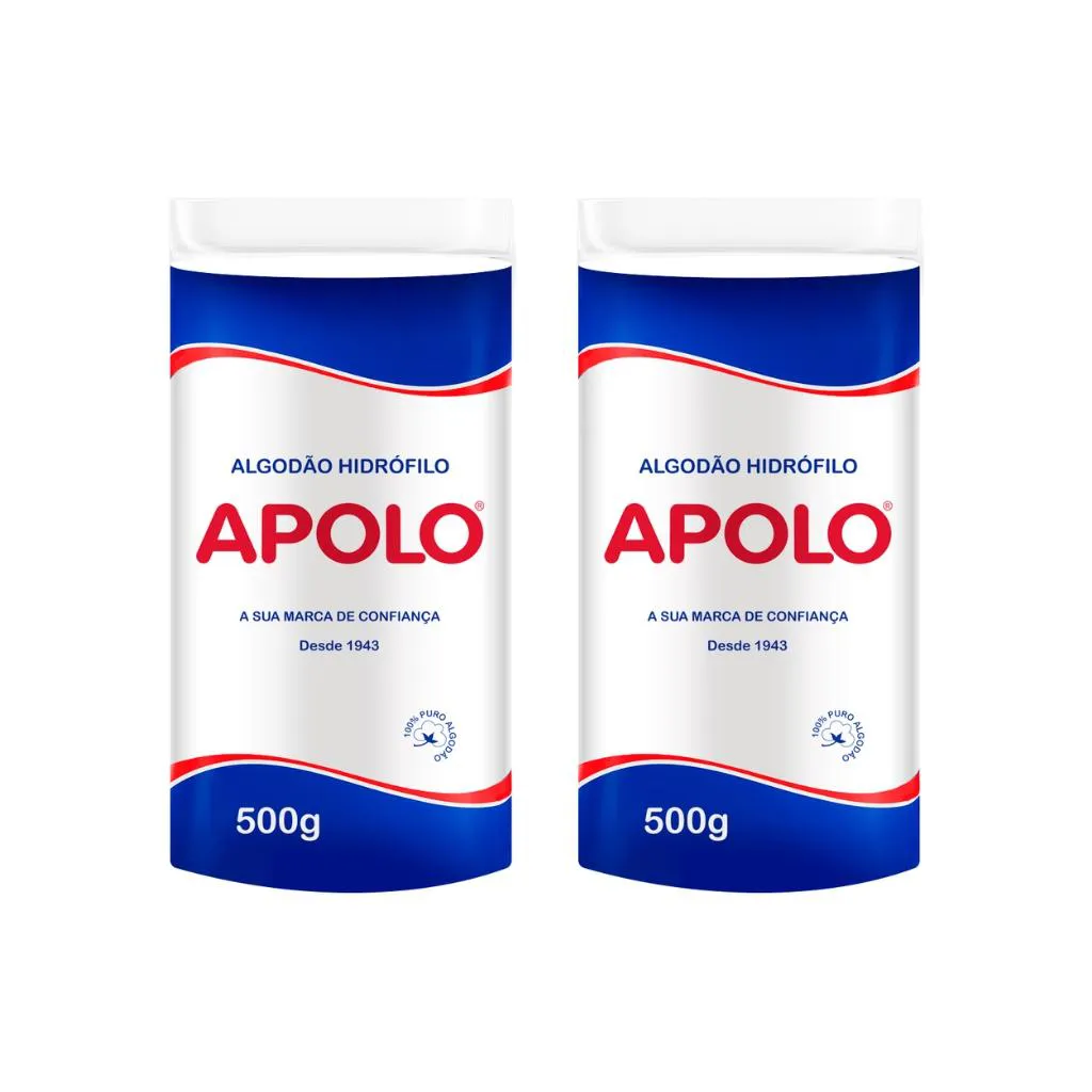 Algodao Apolo 500g - Kit C / 2un