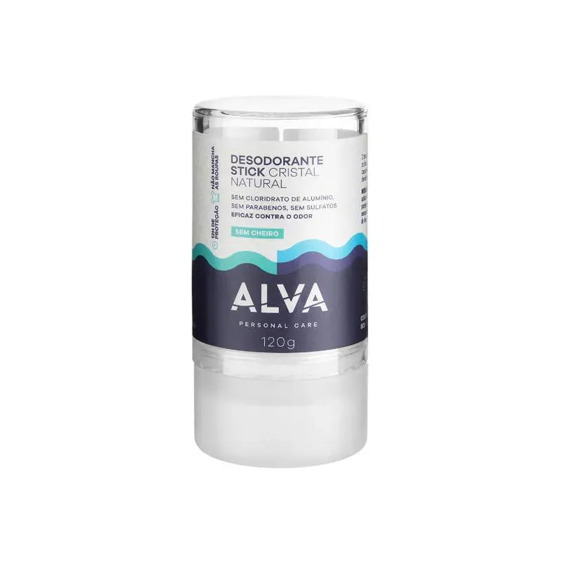 Desodorante Cristal Vegano Alva 120g
