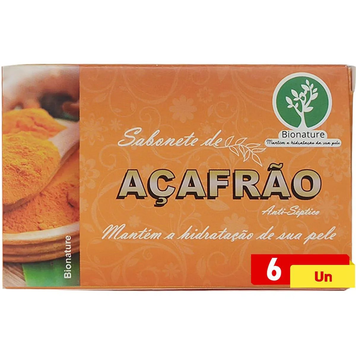 Sabonete de Açafrão 6 X 110g Bionature