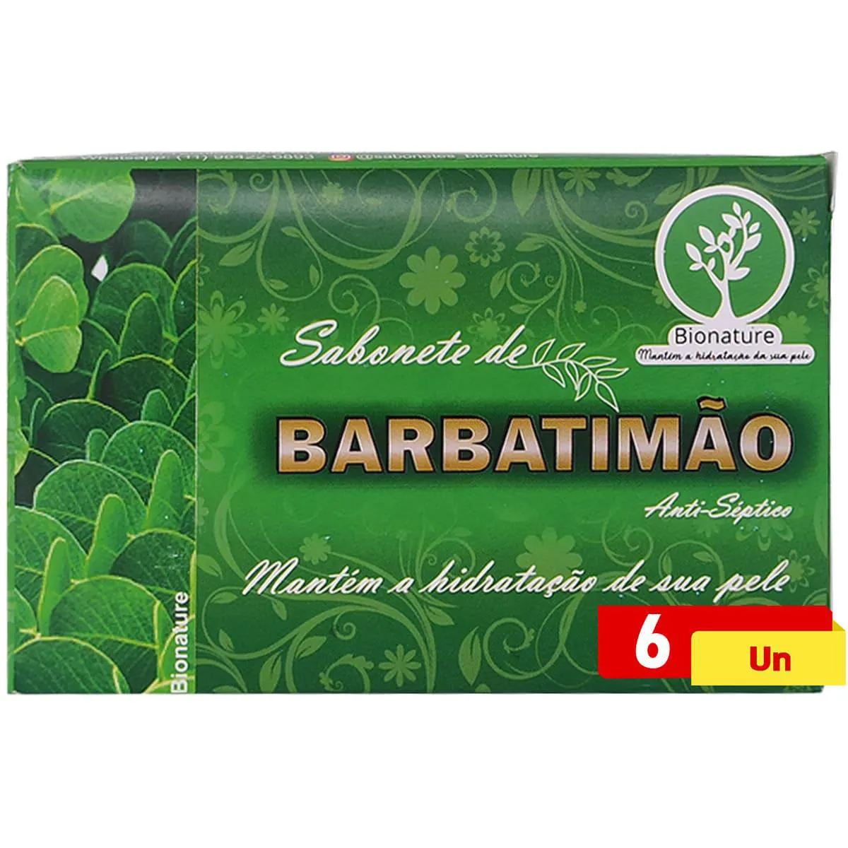 Sabonete de Barbatimão 6 X 110g Bionature
