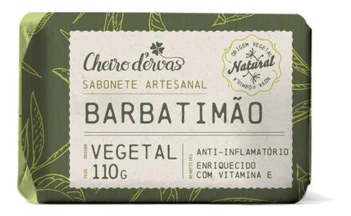 Sabonete De Barbatimão 110g - Cheiro D'ervas