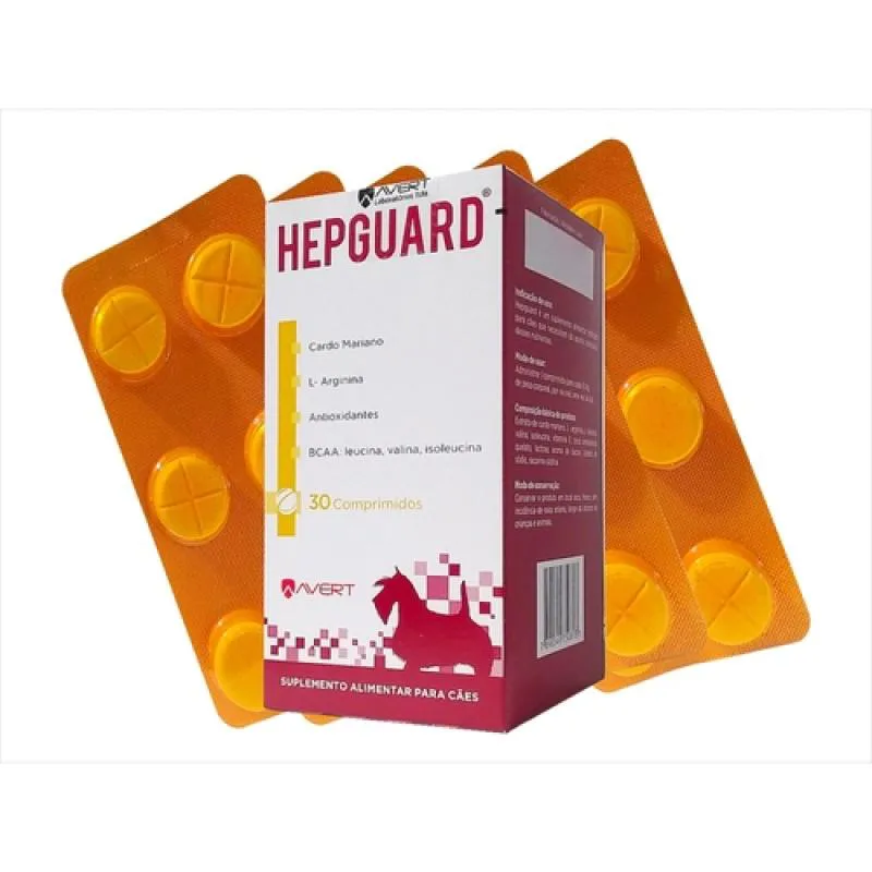 Hepguard 39g - 30 comprimidos
