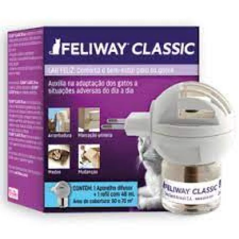 FELIWAY CLASSIC - 1 APARELHO DIFUSOR + 1 REFIL 48ML
