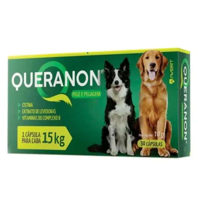 Queranon Medium Size - Cães Até 15kg -10g - 30 cápsulas