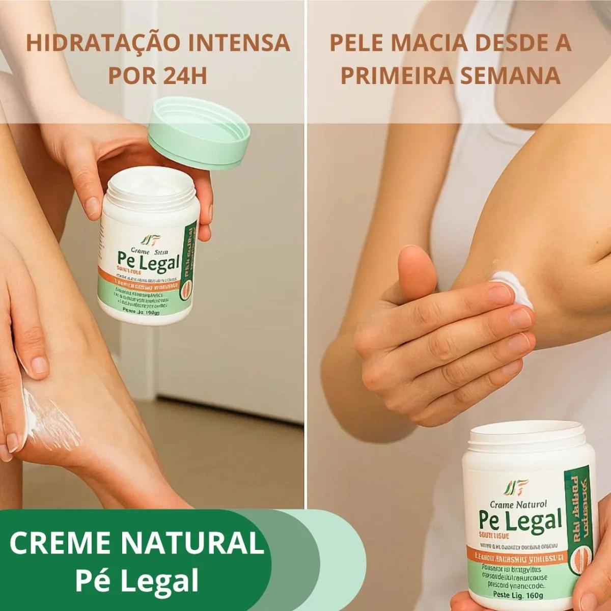 Creme de Uréia para Pés e Cotovelos Hidratação Intensa