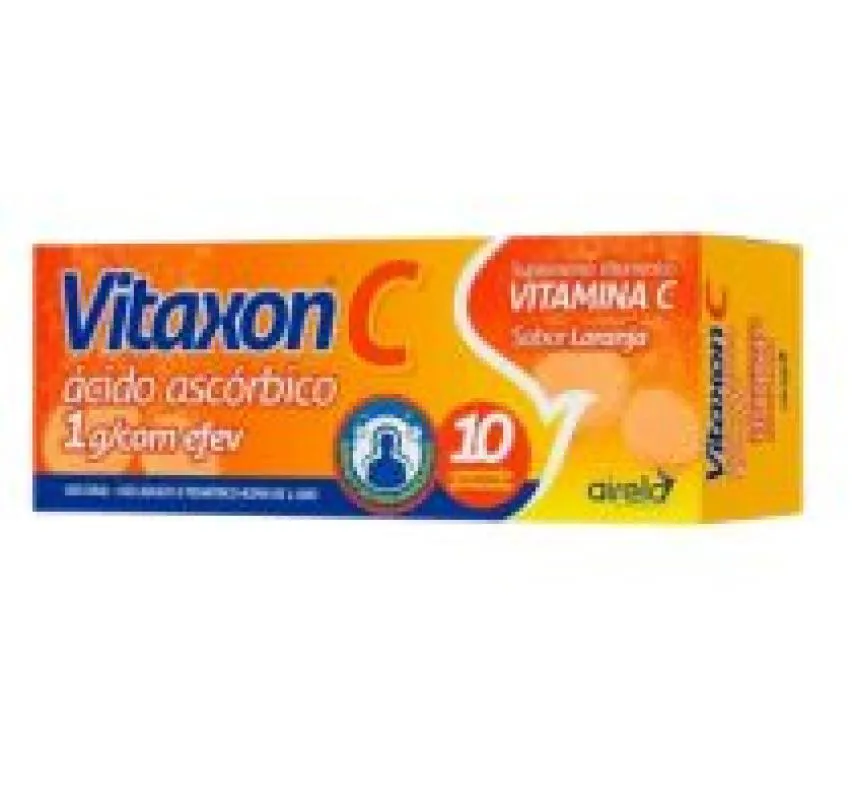 Vitamina C Efervescente Vitaxon C10 Unidades - Airela